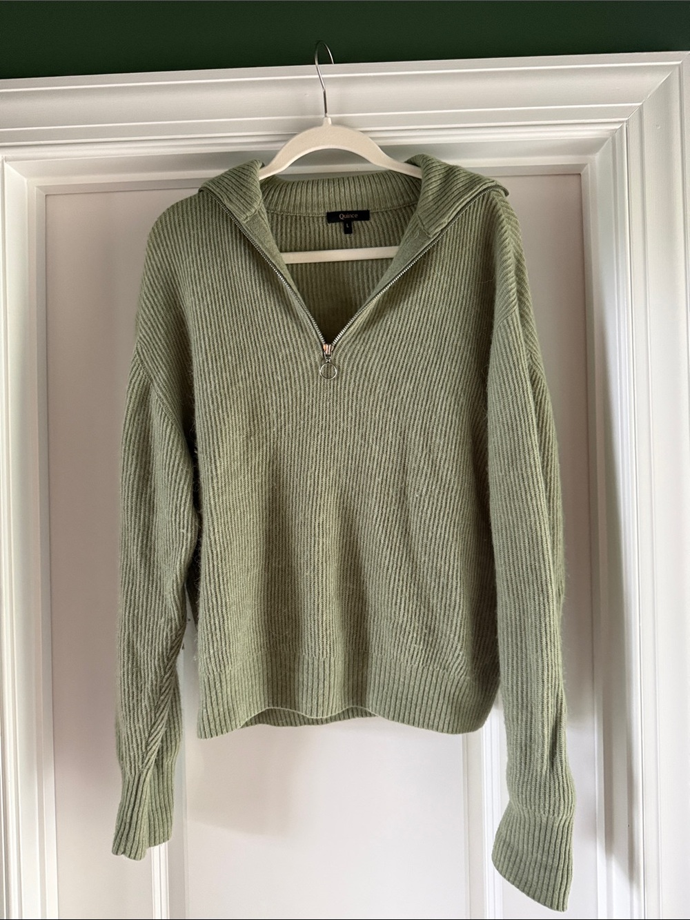 Quince Women’s Baby Alpaca Zip Sweater